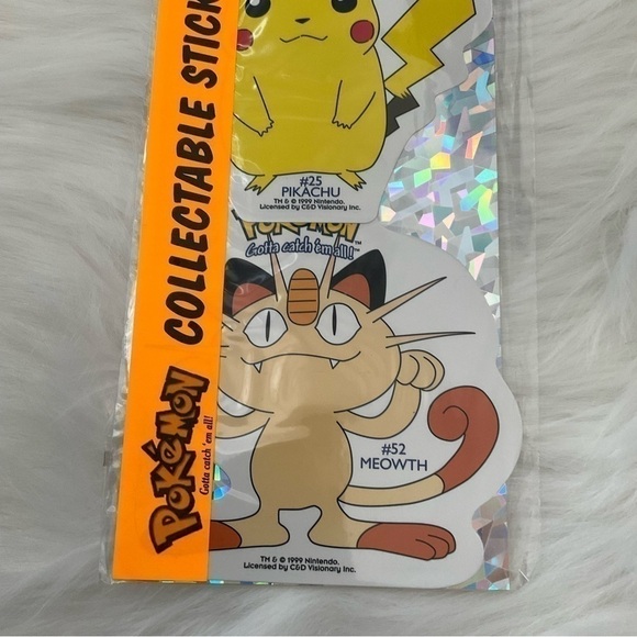 Pokémon Collectible Stickers NWT - Picture 3 of 3